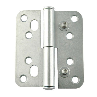 Powder Coated Door Steel Hinges Zinc Alloy Up Down Adjustable
