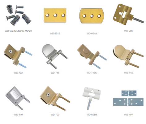 Brass Coloured Steel Window Hinges FT 65 KS Hardware Powder Coated