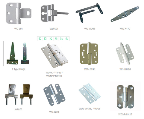 PKI Surface Steel Door Hinge Zn Lacquer European Door Hinges