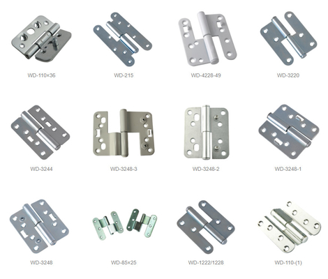 Brass Coloured Steel Window Hinges FT 65 KS Hardware Powder Coated