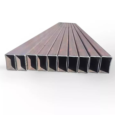 Ống vuông màu đen Ống vuông Ống thép carbon Màu đen Phần rỗng Thép carbon Q235 Ống kim loại vuông